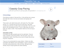 Tablet Screenshot of chinchillacare.org